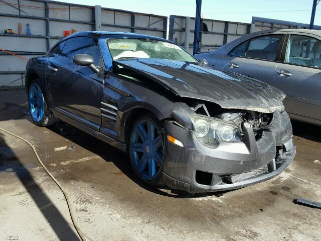 1C3AN69L14X001391 - 2004 CHRYSLER CROSSFIRE GRAY photo 1