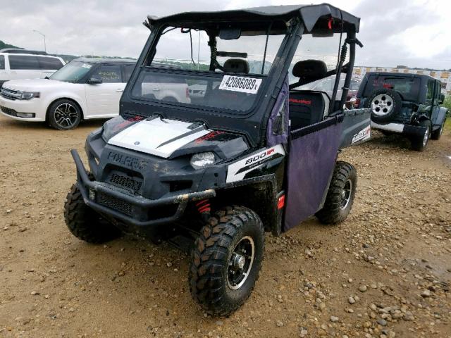 4XATH7EA9CE640416 - 2012 POLARIS RANGER 800 BLACK photo 2