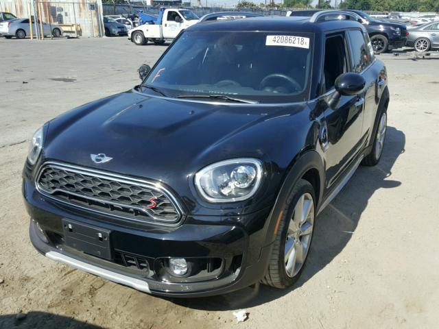 WMZYT3C30J3E00225 - 2018 MINI COOPER S C BLACK photo 2