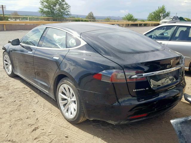 5YJSA1E29HF210907 - 2017 TESLA MODEL S أسود صورة 3