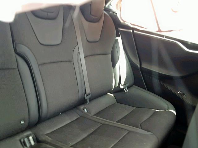 5YJSA1E29HF210907 - 2017 TESLA MODEL S أسود صورة 6