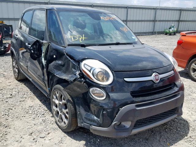 ZFBCFADH9EZ009657 - 2014 FIAT 500L TREKK BLACK photo 1