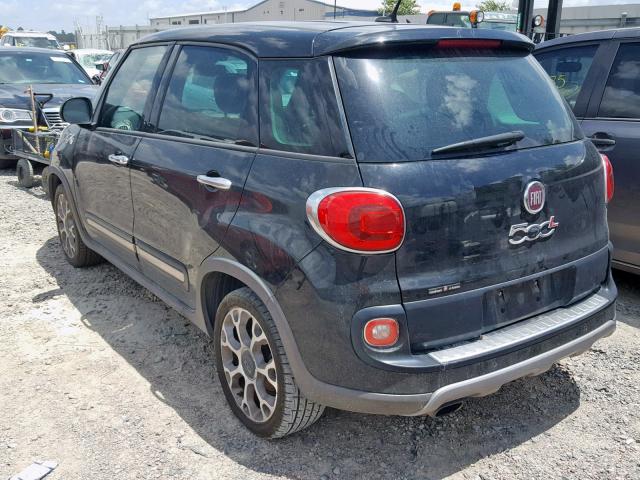 ZFBCFADH9EZ009657 - 2014 FIAT 500L TREKK BLACK photo 3