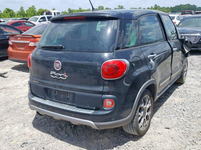 ZFBCFADH9EZ009657 - 2014 FIAT 500L TREKK BLACK photo 4