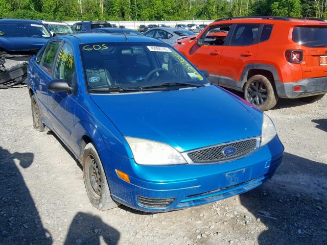 1FAFP34N37W127075 - 2007 FORD FOCUS ZX4 BLUE photo 1