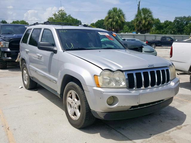 1J4HS58N15C505667 - 2005 JEEP GRAND CHER SILVER photo 1