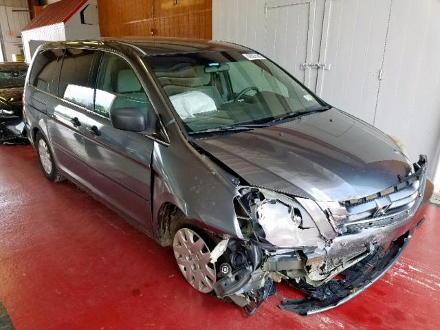 5FNRL3H26AB026742 - 2010 HONDA ODYSSEY LX GRAY photo 1