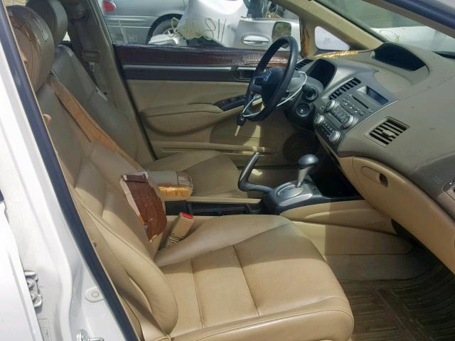 1HGFA16928L117934 - 2008 HONDA CIVIC EXL 白色 照片 5