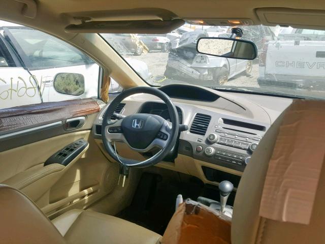 1HGFA16928L117934 - 2008 HONDA CIVIC EXL 白色 照片 9