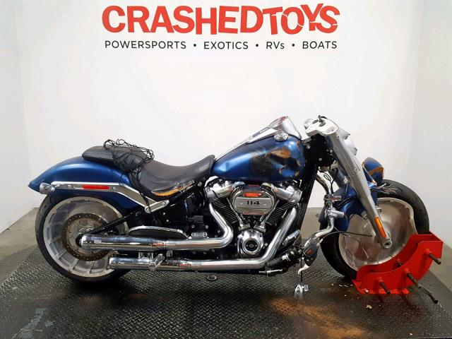 1HD1YSK11JC040309 - 2018 HARLEY-DAVIDSON FLFBS 115T BLUE photo 1