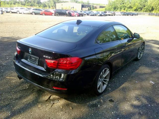 WBA3N5C55EF716719 - 2014 BMW 428 XI BLACK photo 4