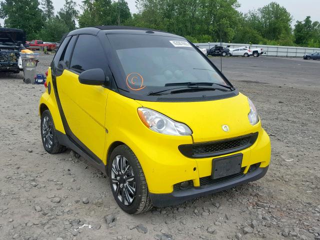 WMEEK31X68K175061 - 2008 SMART FORTWO PAS 黄色 照片 1