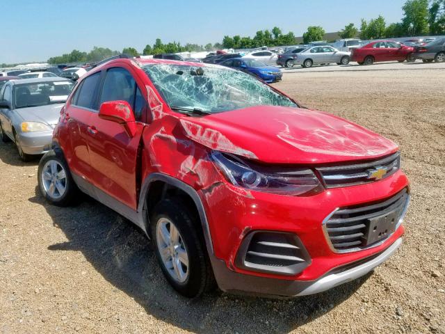 3GNCJLSBXJL294741 - 2018 CHEVROLET TRAX 1LT RED photo 1