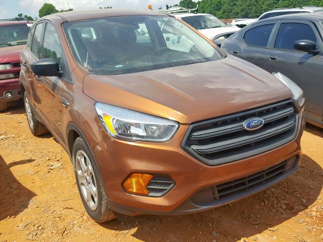 1FMCU0F73HUA08549 - 2017 FORD ESCAPE S BROWN photo 1