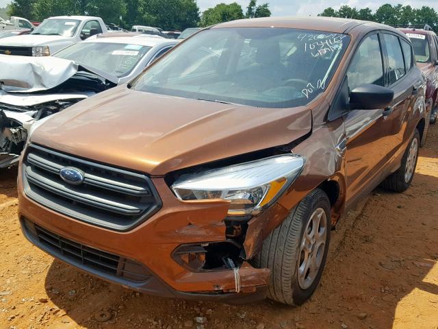 1FMCU0F73HUA08549 - 2017 FORD ESCAPE S BROWN photo 2