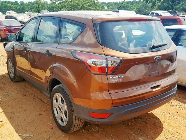 1FMCU0F73HUA08549 - 2017 FORD ESCAPE S BROWN photo 3