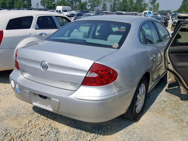 2G4WD532851296658 - 2005 BUICK LACROSSE C SILVER photo 4