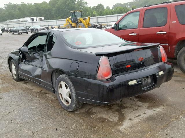 2G1WX12K539342959 - 2003 CHEVROLET MONTE CARL შავი ფოტო 3