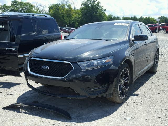 1FAHP2KT3FG158663 - 2015 FORD TAURUS SHO BLACK photo 2