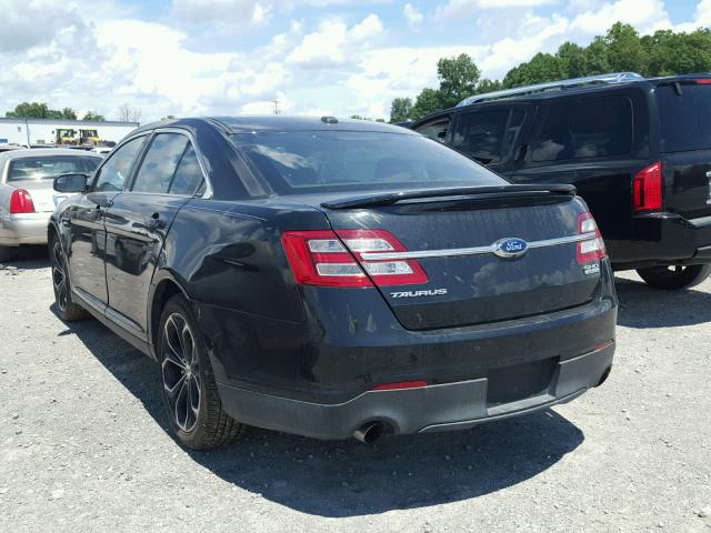 1FAHP2KT3FG158663 - 2015 FORD TAURUS SHO BLACK photo 3