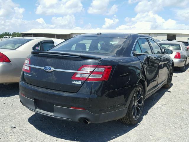 1FAHP2KT3FG158663 - 2015 FORD TAURUS SHO BLACK photo 4