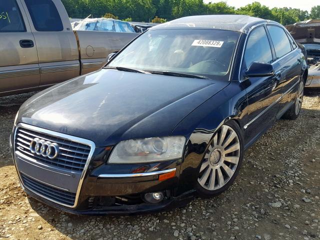 WAUMV44E87N013024 - 2007 AUDI A8 L QUATT BLACK photo 2