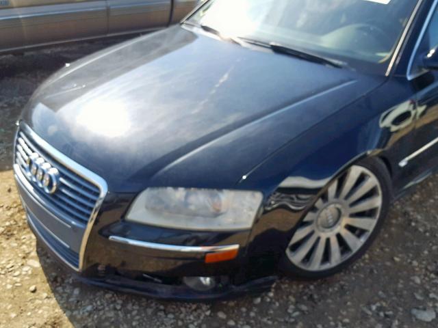 WAUMV44E87N013024 - 2007 AUDI A8 L QUATT BLACK photo 9