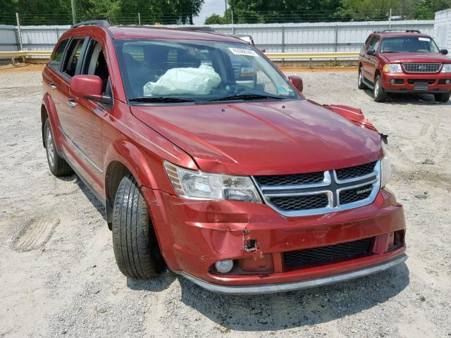 3D4PH1FG8BT502636 - 2011 DODGE JOURNEY MA MAROON photo 1