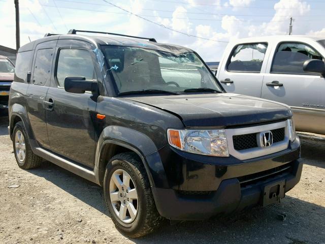 5J6YH28729L004601 - 2009 HONDA ELEMENT EX BLACK photo 1