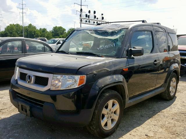 5J6YH28729L004601 - 2009 HONDA ELEMENT EX BLACK photo 2