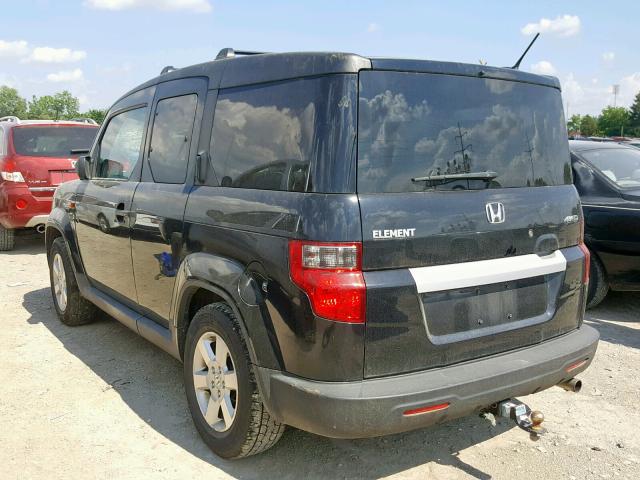 5J6YH28729L004601 - 2009 HONDA ELEMENT EX BLACK photo 3