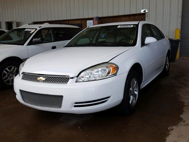 2G1WA5E3XE1148216 - 2014 CHEVROLET IMPALA LIM WHITE photo 2