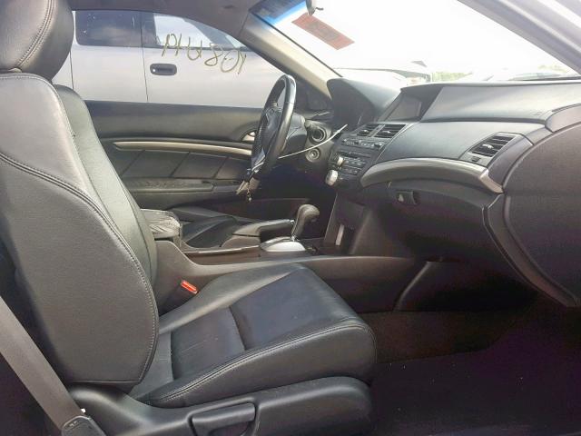 1HGCS12868A007560 - 2008 HONDA ACCORD EXL SILVER photo 5