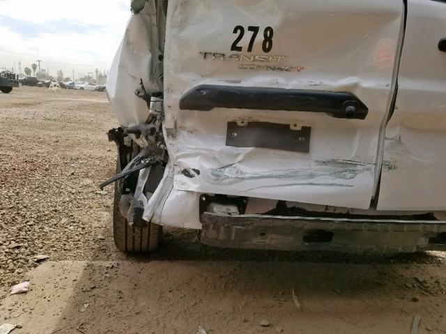 NM0LS7E71J1375300 - 2018 FORD TRANSIT CO WHITE photo 9