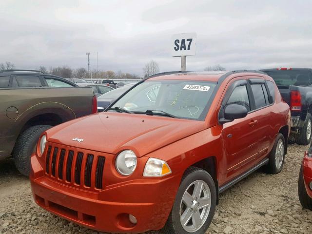 1J4NT4FB2AD551399 - 2010 JEEP COMPASS SP RED photo 2