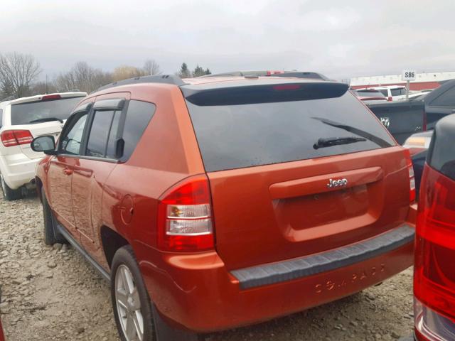1J4NT4FB2AD551399 - 2010 JEEP COMPASS SP RED photo 3