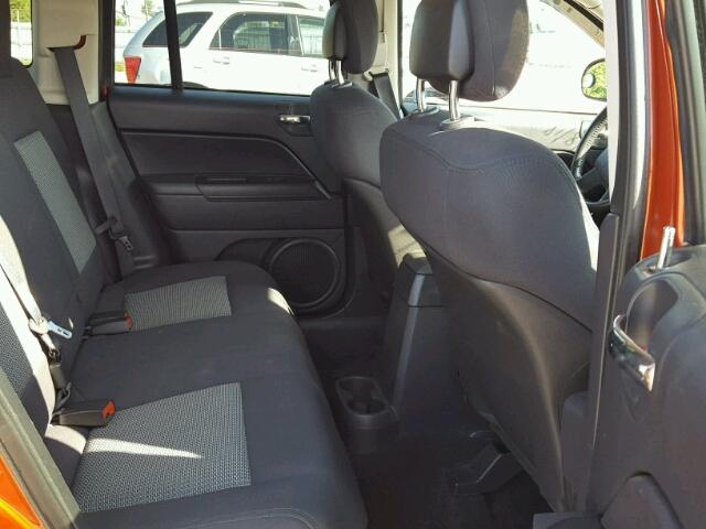 1J4NT4FB2AD551399 - 2010 JEEP COMPASS SP წითელი ფოტო 6