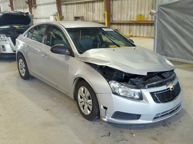 1G1PC5SH5C7400565 - 2012 CHEVROLET CRUZE LS SILVER photo 1