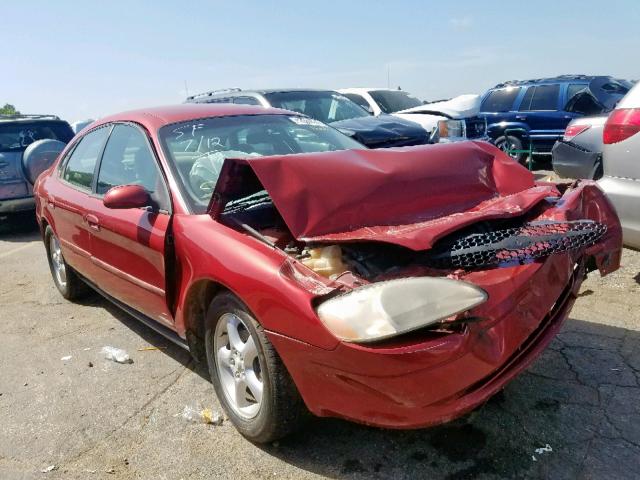 1FAFP55U71A129319 - 2001 FORD TAURUS SES RED photo 1