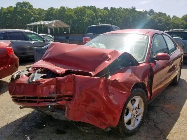 1FAFP55U71A129319 - 2001 FORD TAURUS SES RED photo 2