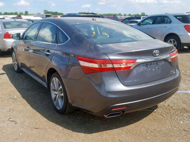 4T1BK1EB2EU113897 - 2014 TOYOTA AVALON BAS GRAY photo 3