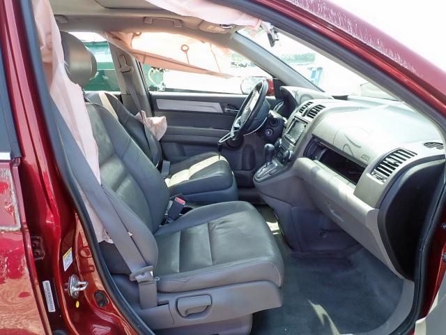 5J6RE4H79BL019465 - 2011 HONDA CR-V EXL MAROON photo 5