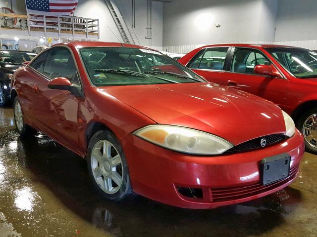 1ZWFT61L315618956 - 2001 MERCURY COUGAR V6 RED photo 1