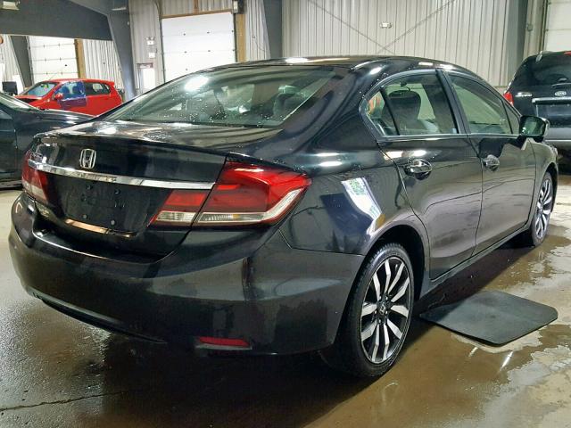 2HGFB2F91FH515374 - 2015 HONDA CIVIC EXL BLACK photo 4