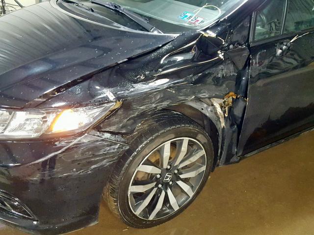 2HGFB2F91FH515374 - 2015 HONDA CIVIC EXL BLACK photo 9