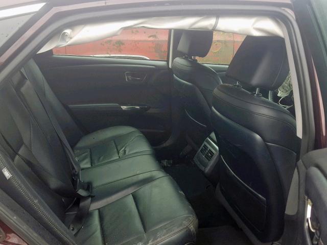 4T1BK1EB5JU285030 - 2018 TOYOTA AVALON XLE BURGUNDY photo 6