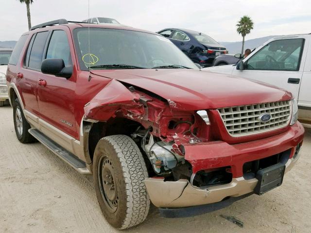 1FMDU74W85UB48695 - 2005 FORD EXPLORER E RED photo 1