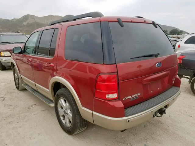 1FMDU74W85UB48695 - 2005 FORD EXPLORER E RED photo 3