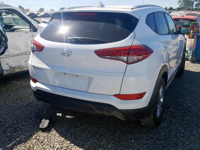 KM8J33A48JU651008 - 2018 HYUNDAI TUCSON SEL WHITE photo 4