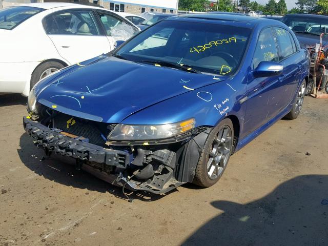 19UUA76567A006210 - 2007 ACURA TL TYPE S BLUE photo 2